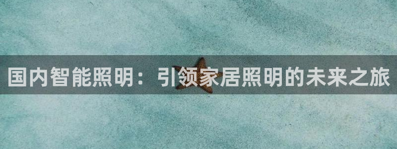 云顶国际app官方下载安装：国内智能照明
